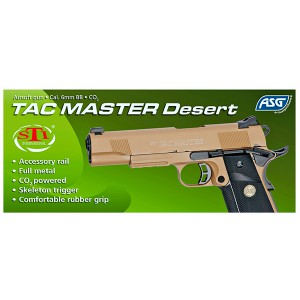 Модель пистолета ASG CO2 GBB STI Tac Master Desert (17488)